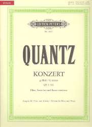 Konzert g-Moll QV5:193 für Flöte, Streicher und B.C. -Johann Joachim Quantz / Arr.Klaus Burmeister