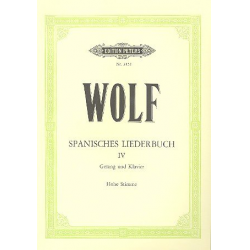 Spanisches Liederbuch Band 4 : - Hugo Wolf