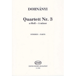 Streichquartett a-Moll Nr.3 op.33 - Ernst von Dohnányi