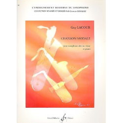 Chanson modale pour saxophone - Guy Lacour
