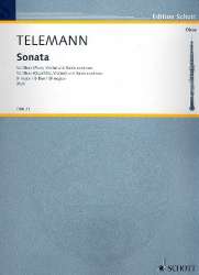 Sonate B-Dur : für Oboe und Bc - Georg Philipp Telemann