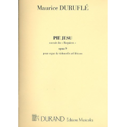 Pie Jesu op.9 : pour voixet orgue - Maurice Duruflé
