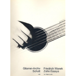 10 Essays : für Gitarre - Friedrich K. Wanek