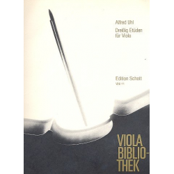 30 Etüden : für Viola - Alfred Uhl