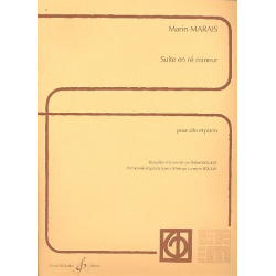 Suite ré mineur : pour alto et piano - Marin Marais