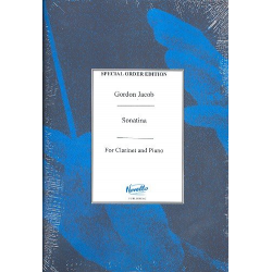 Sonatina : for clarinet in A and piano - Gordon Jacob