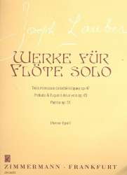 Werke für Flöte solo - Joseph Lauber