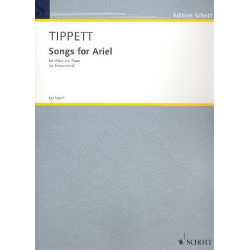 Songs for Ariel : for voice and piano - Michael Tippett