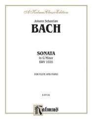 Bach Sonata G Minor Fl & Pa - Johann Sebastian Bach