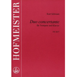 Duo concertante : für Trompete und Klavier - Kurt Schwaen