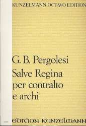 Salve Regina : per contralto e archi - Giovanni Battista Pergolesi