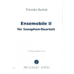 Ensemobile Nr.2 : für 4 Saxophone (SATB) - Theodor Burkali