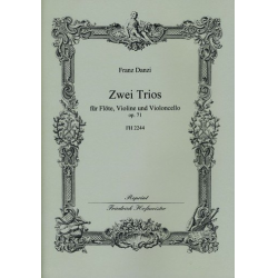 2 Trios op.71 : für Flöte, Violine und Violoncello - Franz Danzi