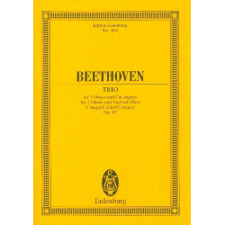 Trio C-Dur op.87 : für 2 Oboen und Englisch Horn - Ludwig van Beethoven