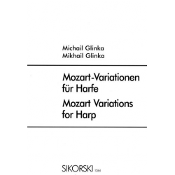 Mozart-Variationen : für Harfe - Mikhail Glinka