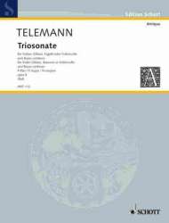 Triosonate F-Dur : für Violine (Oboe), - Georg Philipp Telemann
