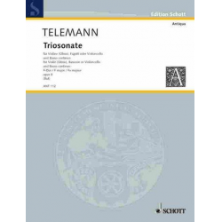 Triosonate F-Dur : für Violine (Oboe), -Georg Philipp Telemann