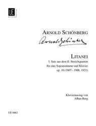 Litanei : für Sopranstimme - Arnold Schönberg