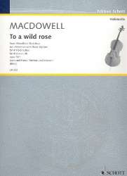 To a wild Rose op.51,1: für 4 Violoncelli - Edward Alexander MacDowell / Arr. Wolfgang Birtel