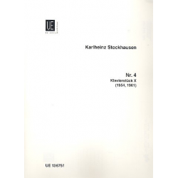 Klavierstück 10 - Karlheinz Stockhausen