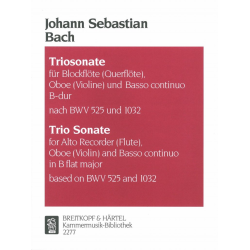 Triosonate B-Dur nach BWV525 und - Johann Sebastian Bach