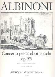 Konzert F-Dur op.9,3 für 2 Oboen - Tomaso Albinoni