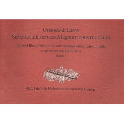 7 Fantasien aus Magnum opus - Orlando di Lasso