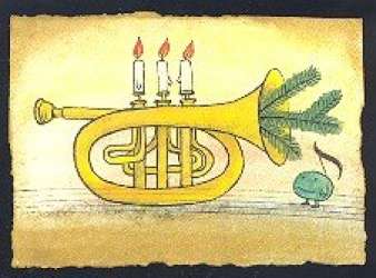 Weihnachtskarten : Trompete (7 Stück) - Jörg Hilbert