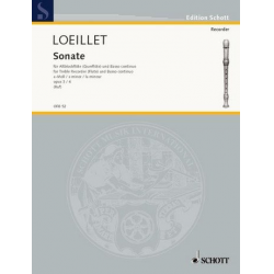 Sonate a-Moll op.3,4 : für - Jean Baptiste (John of London) Loeillet