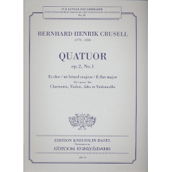 Quartett Es-Dur op.2,1 : - Bernhard Henrik Crusell