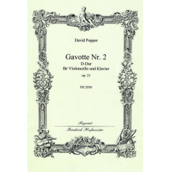 Gavotte D-Dur Nr.2 op.23 : - David Popper