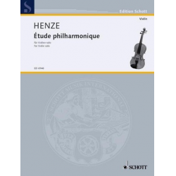 Étude philharmonique (1979) : - Hans Werner Henze