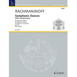 Symphonic Dances op.45 : - Sergei Rachmaninov (Rachmaninoff) / Arr. Jean Guillou
