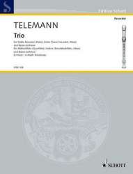 Trio d-Moll : für Altblockflöte, -Georg Philipp Telemann