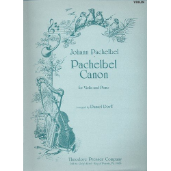 Canon : for violin and piano - Johann Pachelbel