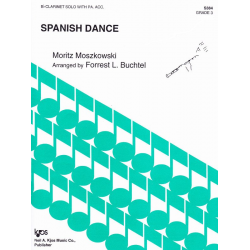 Spanish Dance : für Klarinette und Klavier -Moritz Moszkowski