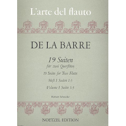 19 Suiten Band 1 (Nr.1-3) : - Michel de la Barre