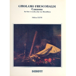 Canzona : for 4 recorders (SAAT) - Girolamo Frescobaldi