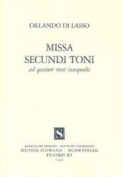 Missa secundi toni : für gem Chor - Orlando di Lasso