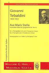 Ave maris stella : für 2 Trompeten und - Giovanni Tebaldini