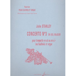 Konzert G-Dur Nr.3 : für Trompete (Oboe) - John Stanley