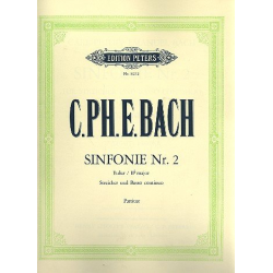 Sinfonie B-Dur Nr.2 WQ182,2 : - Carl Philipp Emanuel Bach