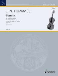 Sonate Es-Dur op.5,3 : für Viola und - Johann Nepomuk Hummel