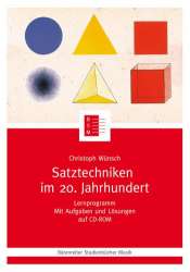 Satztechniken im 20. Jahrhundert (+CD-ROM) - Christoph Wünsch