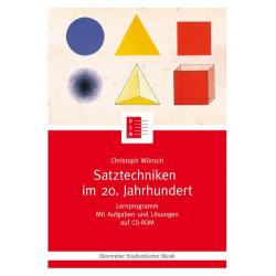 Satztechniken im 20. Jahrhundert (+CD-ROM) - Christoph Wünsch