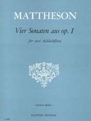 4 Sonaten aus op.1 : für - Johann Mattheson