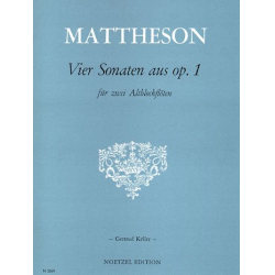 4 Sonaten aus op.1 : für - Johann Mattheson