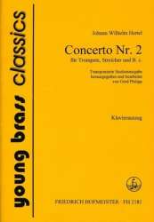 Konzert Nr.2 für Trompete, Streicher und Bc : - Johann Wilhelm Hertel