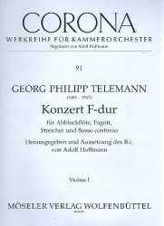 Konzert F-Dur TWV 52:F1 - Georg Philipp Telemann / Arr. Adolf Hoffmann