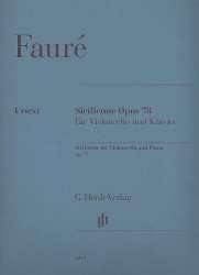 Sicilienne op.78 : für Violoncello und Klavier - Gabriel Fauré